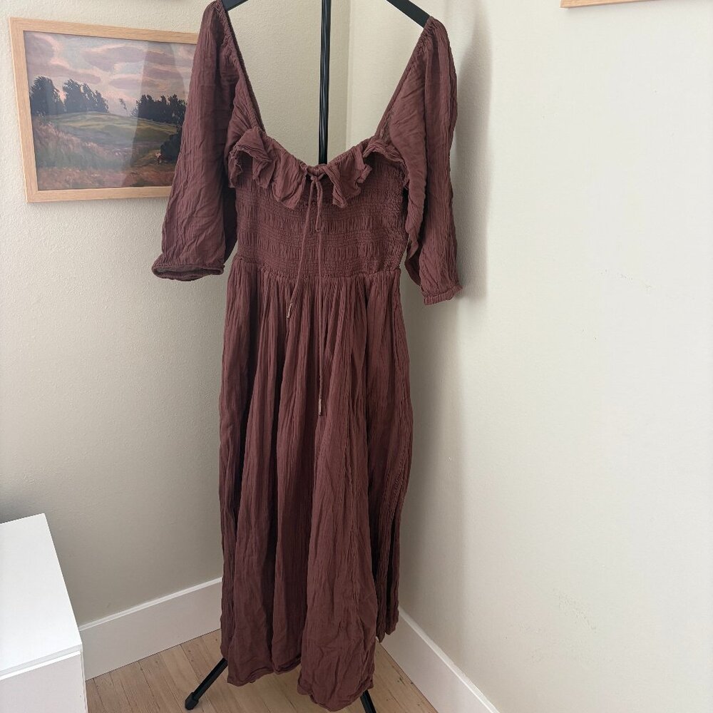 Free People Oasis Midi Dress 🥥